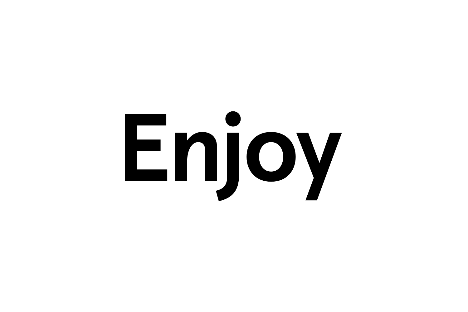 Enjoy Logo - Enjoy the Weather — A contemporary design practice