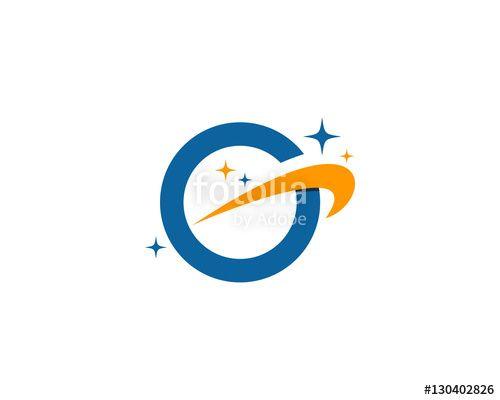 Galazy Logo - Letter G Galaxy Logo Design Template Element