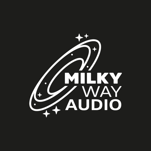 Galaxy Logo - Create a Sound Based Spiral Galaxy Logo For Milky Way Audio. Logo