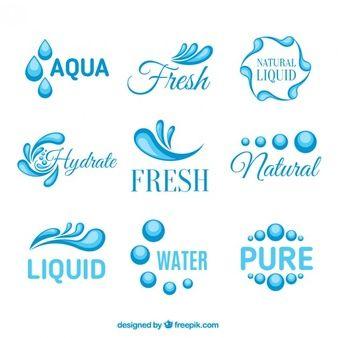 Water Brand Logo - Water Logo Vectors, Photo and PSD files