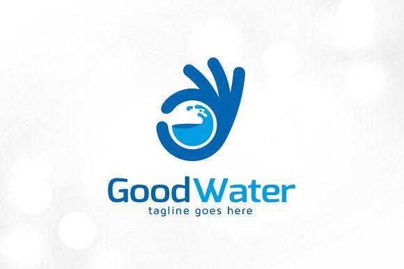 Water Brand Logo - Good Water Logo Template ~ Logo Templates ~ Creative Market