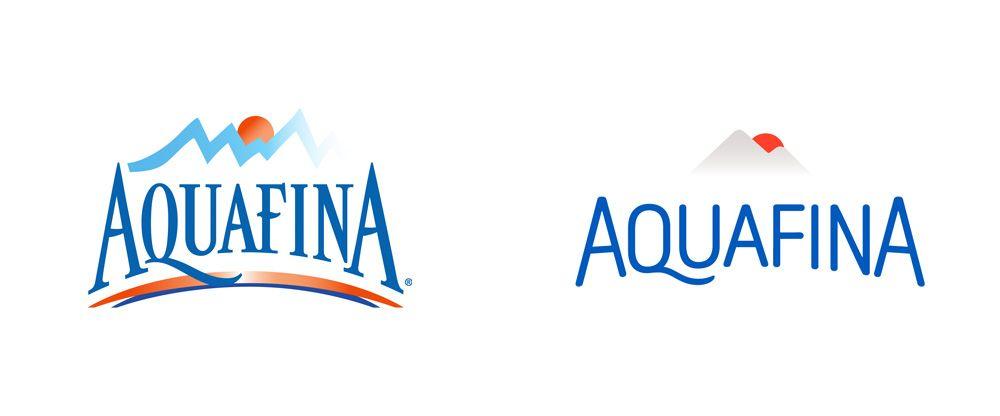 Water Graphics Logo - Brand New: New Logo and Packaging for Aquafina done In-house