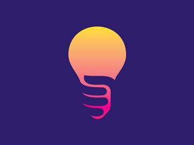 Light Bulb Logo - Light bulb logo by Jan Zabransky | Dribbble | Dribbble