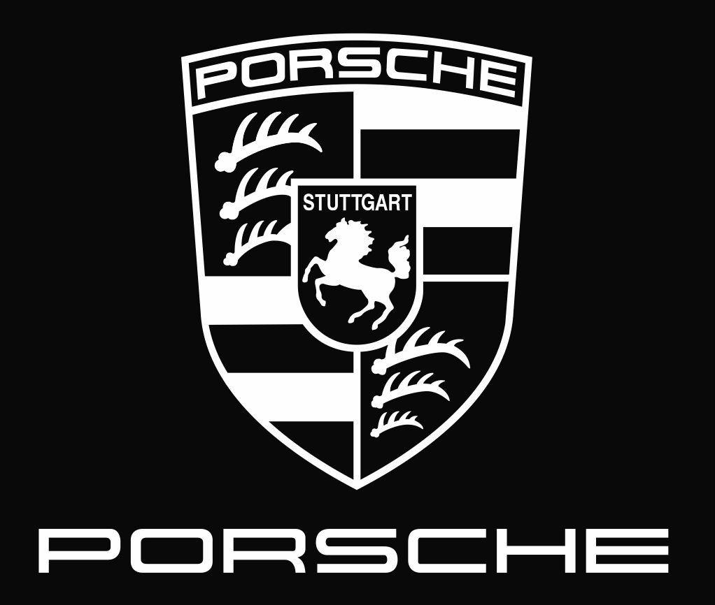 Cool Car Logo - Porsche Logo Black And White Picture. Cool Car Wallpaper. black