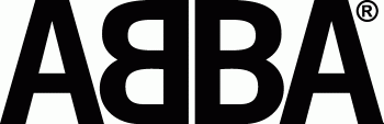 Backwards B and B Logo - ABBA band logo with the backwards B represents the first