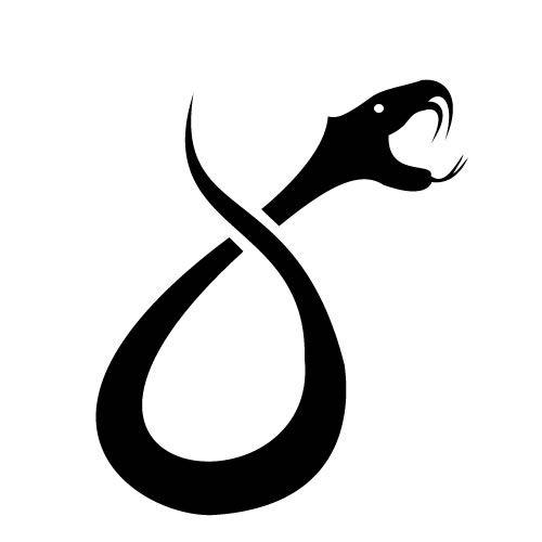 Cool Snake Logo - Taurus Serpent. This is a serpent graphic based on the Taur