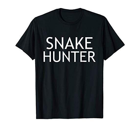 Cool Snake Logo - Cool Snake Hunter Reptile T Shirt Lovers Tee