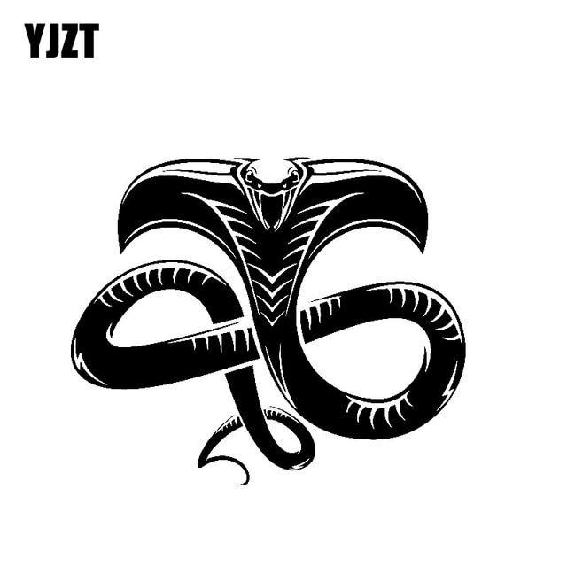 Cool Snake Logo - YJZT 16CM*13.3CM Delicate Dazzling Cobra Snake Beautiful Artistic ...