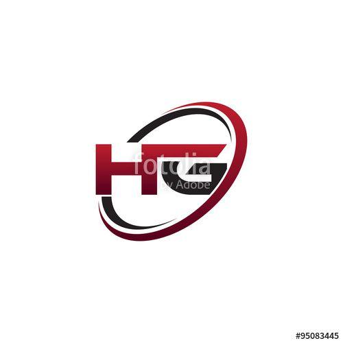 HG Circle Logo - Modern Initial Logo Circle HG