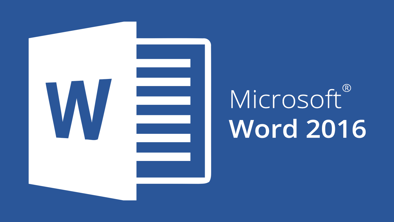 Microsoft Word 2016 Logo - Microsoft Word 2016 | Vision Training Systems
