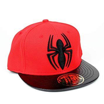 Spider Baseball Logo - Marvel Spiderman - The Amazing Spider-Man Men's Snapback Cap Logo ...