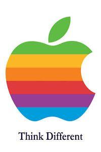 Apple iPhone Logo - Steve Jobs Poster Apple Mac iPhone Logo Poster Think Different ...