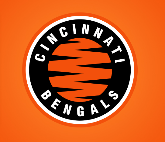 Bengals New Logo - American Football Logos redesigned in European Football logo styles ...