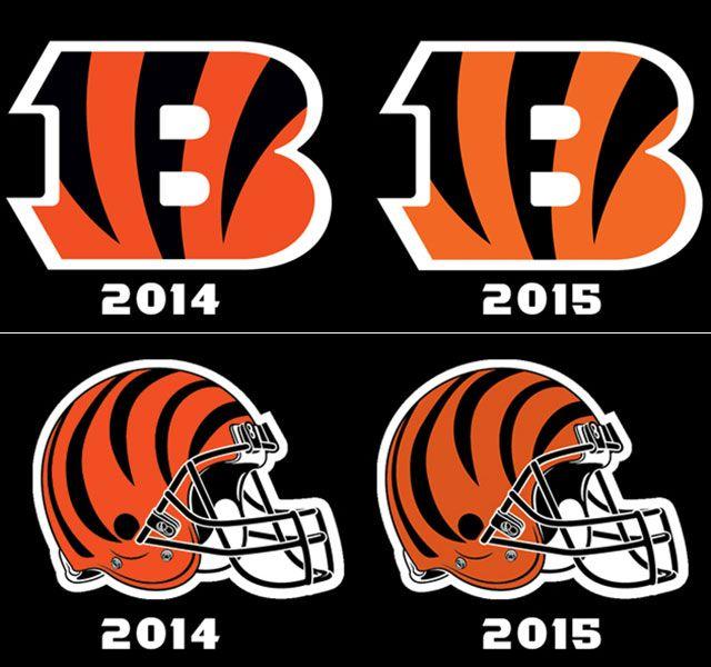 Bengals New Logo - LOOK: Bengals copy Browns, reveal 'new' shade of orange for 2015 ...