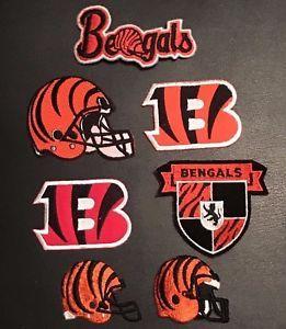 Bengals New Logo - NFL CINCINNATI BENGALS Football *NEW* Logo Iron on Patches *Choice