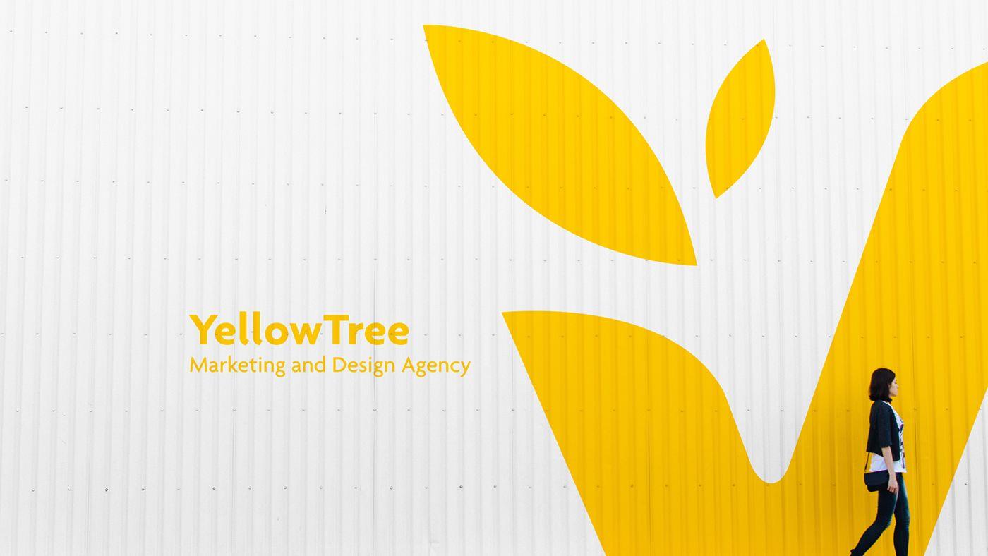 Yellow Tree Logo - Yellow Tree - Design and Marketing Agency on Behance
