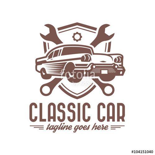 Vintage Car Logo - Vintage Car Logo Template Stock Image And Royalty Free Vector Files