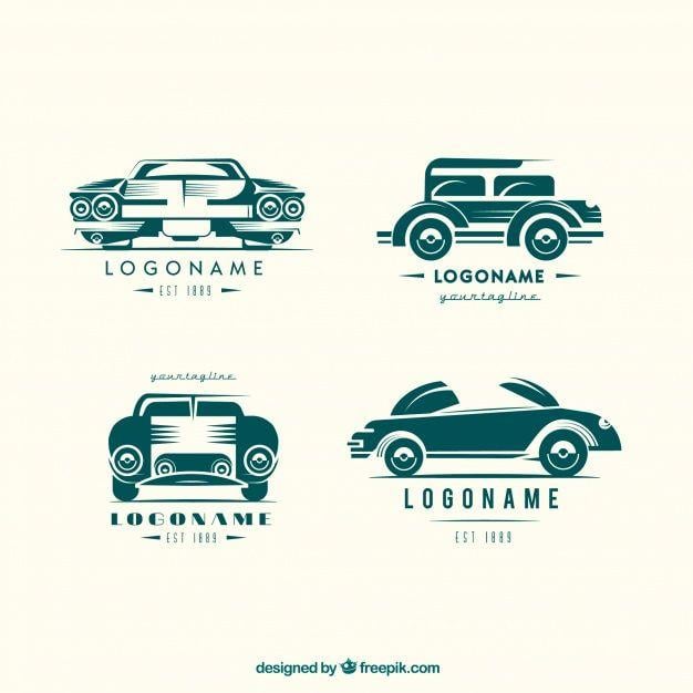 Vintage Car Logo - Vintage car logo collection Vector