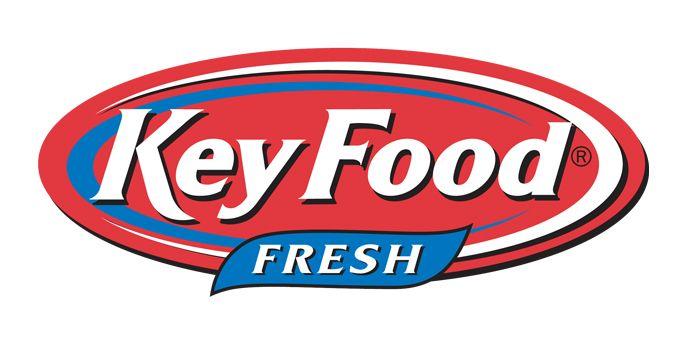 White with Blue Oval Food Logo - Key Food