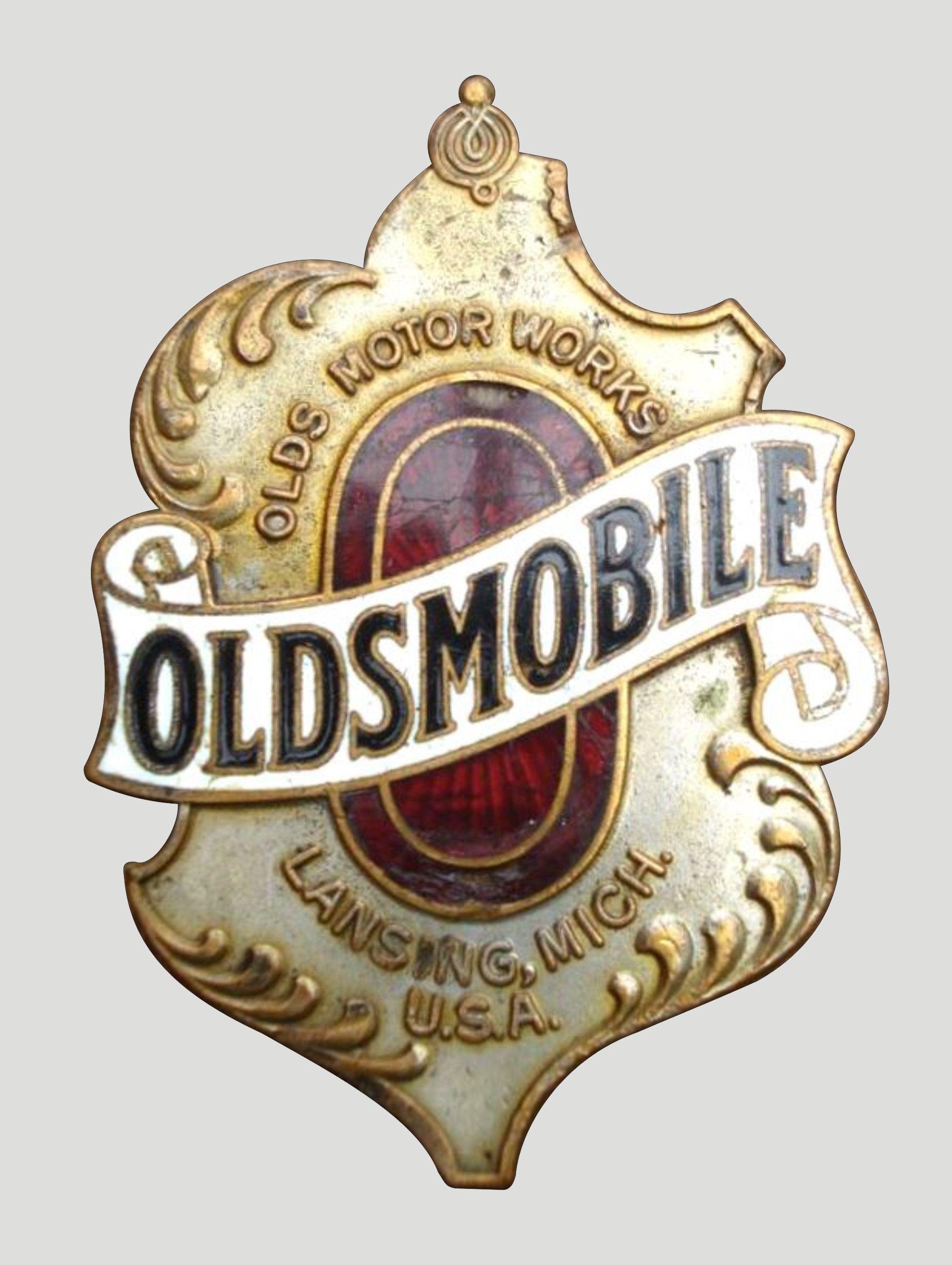 Vintage Car Logo - Oldsmobile Car Badge. Oldsmobiles. Cars, Classic Cars, Car badges