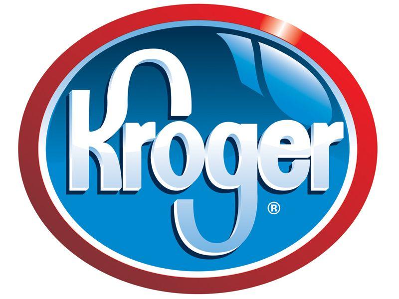 White with Blue Oval Food Logo - kroger_3D_SM. Wining & Dining with Jim White