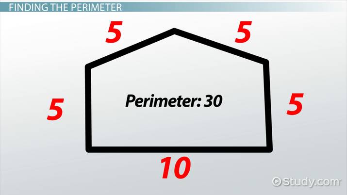 Upside Down Pentagon Logo - How to Find the Perimeter of a Regular Pentagon & Lesson