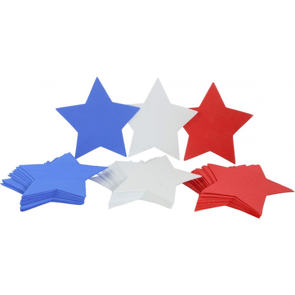 Cool Red White and Blue Star Logo - 6