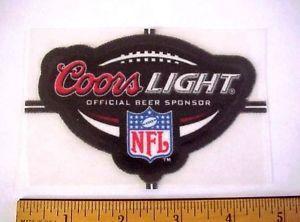Coors Light Football Logo - COORS LIGHT BEER T-SHIRT IRON NFL FOOTBALL LOGO HEAT TRANSFER ...