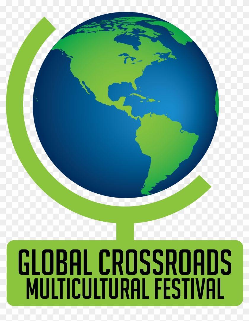 Multicultural Globe Logo - Global Crossroads Multicultural Festival Logo - Latin American ...