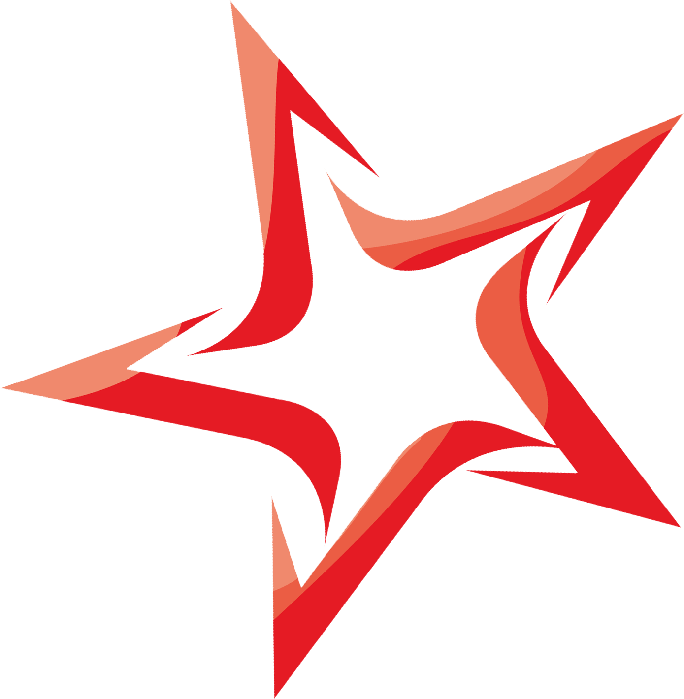 Cool Red White and Blue Star Logo - Red white and blue star clipart transparent download