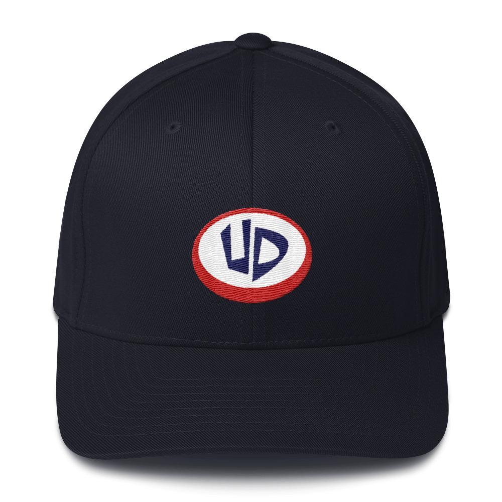 Red White and Blue Oval Logo - Red White & Blue UD Baseball Cap. Products