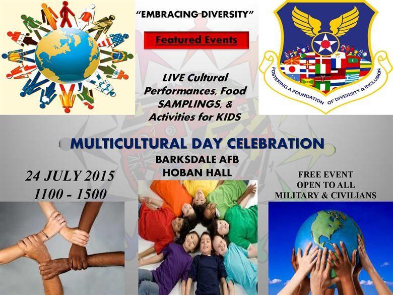 Multicultural Globe Logo - Multicultural Day: embracing diversity > Barksdale Air Force Base > News