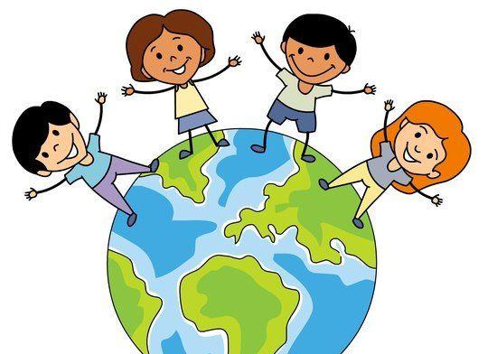 Multicultural Globe Logo - multicultural children around the globe - Triton Regional School District