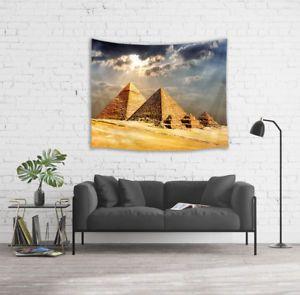 Palace Home Decor Logo - Palace Egyptian Pyramids Wall Hanging Tapestry Picnic Sheet