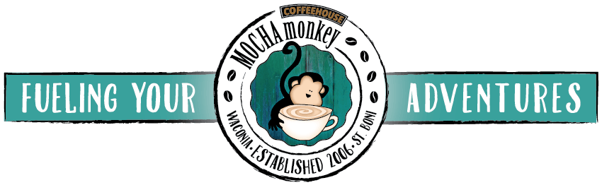 Chalk Location Logo - Chalk Art Gallery - Mocha Monkey