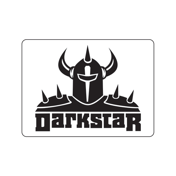 The Darkstar Logo - Printed vinyl Darkstar Logo Black White | Stickers Factory