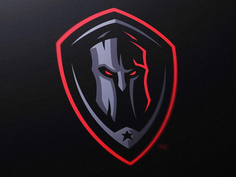 The Darkstar Logo - Dark Spartan Shield Gaming Logo by Derrick Stratton | Dribbble ...