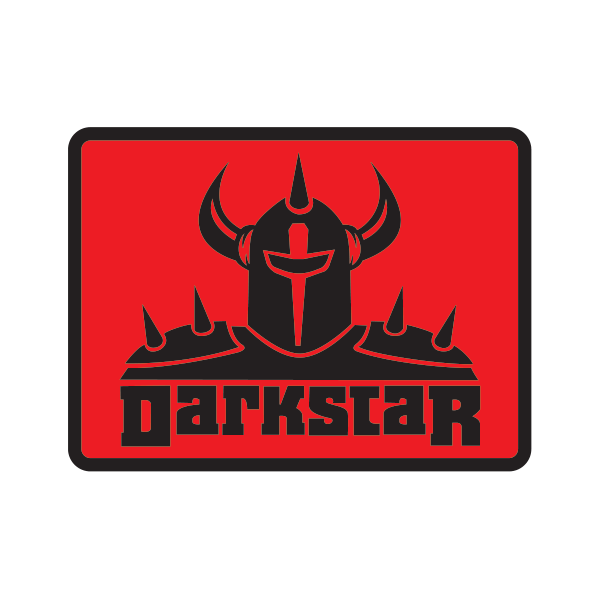 The Darkstar Logo - Printed vinyl Darkstar Logo Black Red | Stickers Factory