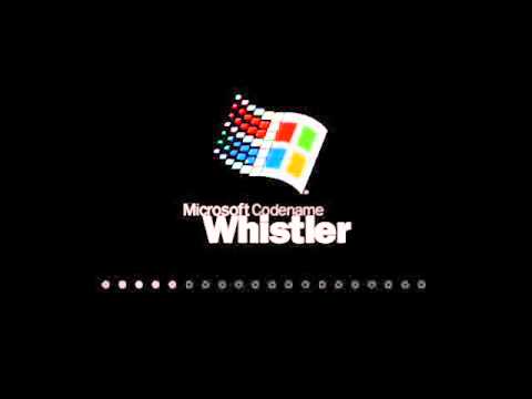 Windows 2001 Logo - Windows Codename Whistler Logo October 2000 March 2001