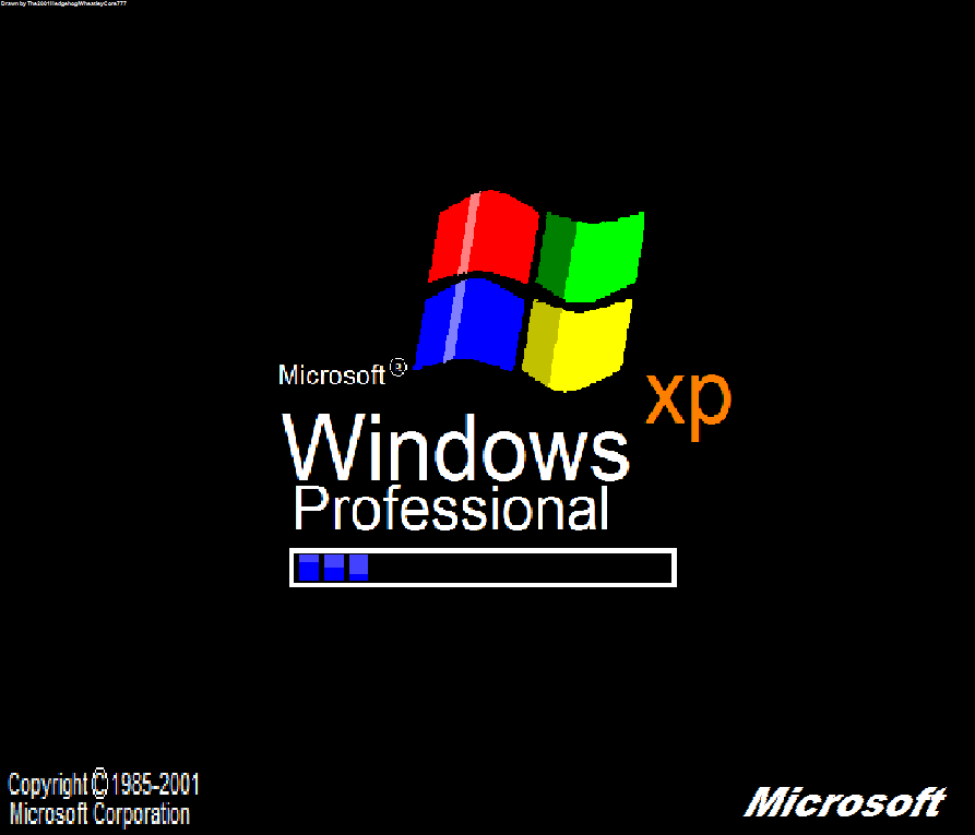 Windows 2001 Logo - Anyone know how to download Windows Xp without the disc like on a