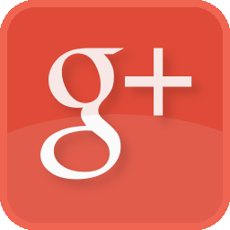 Square in Red Plus Logo - Google+, plus, red, social media, square icon