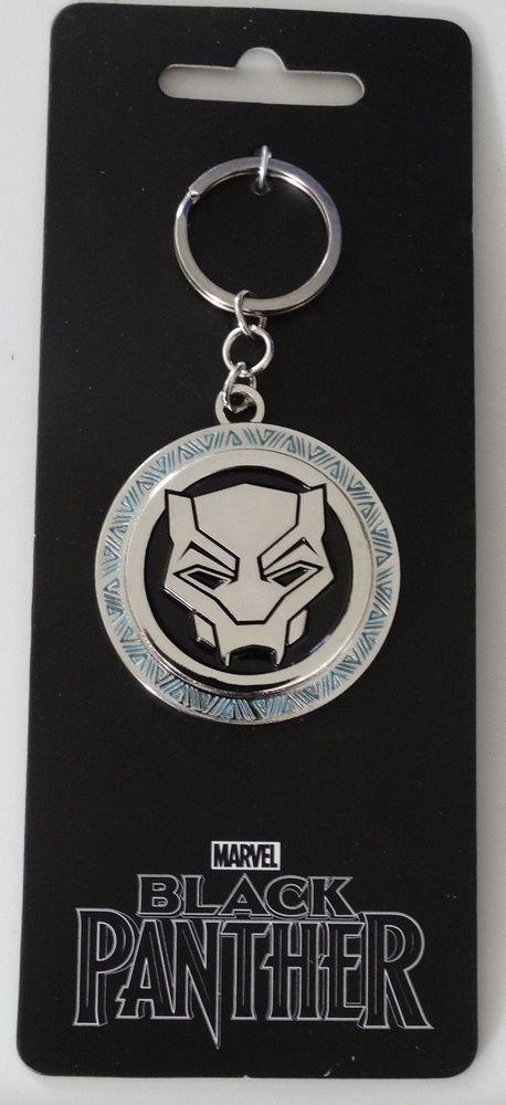 Black Panther Movie Logo - Black Panther Movie Logo Marvel Comics Metal Keychain | Logo ...