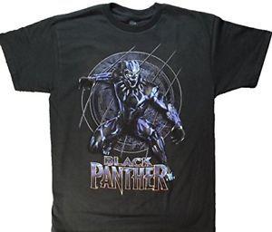 Black Panther Movie Logo - Marvel Boys' Black Panther Movie Logo Short Sleeve T-Shirt (Sizes 7 ...
