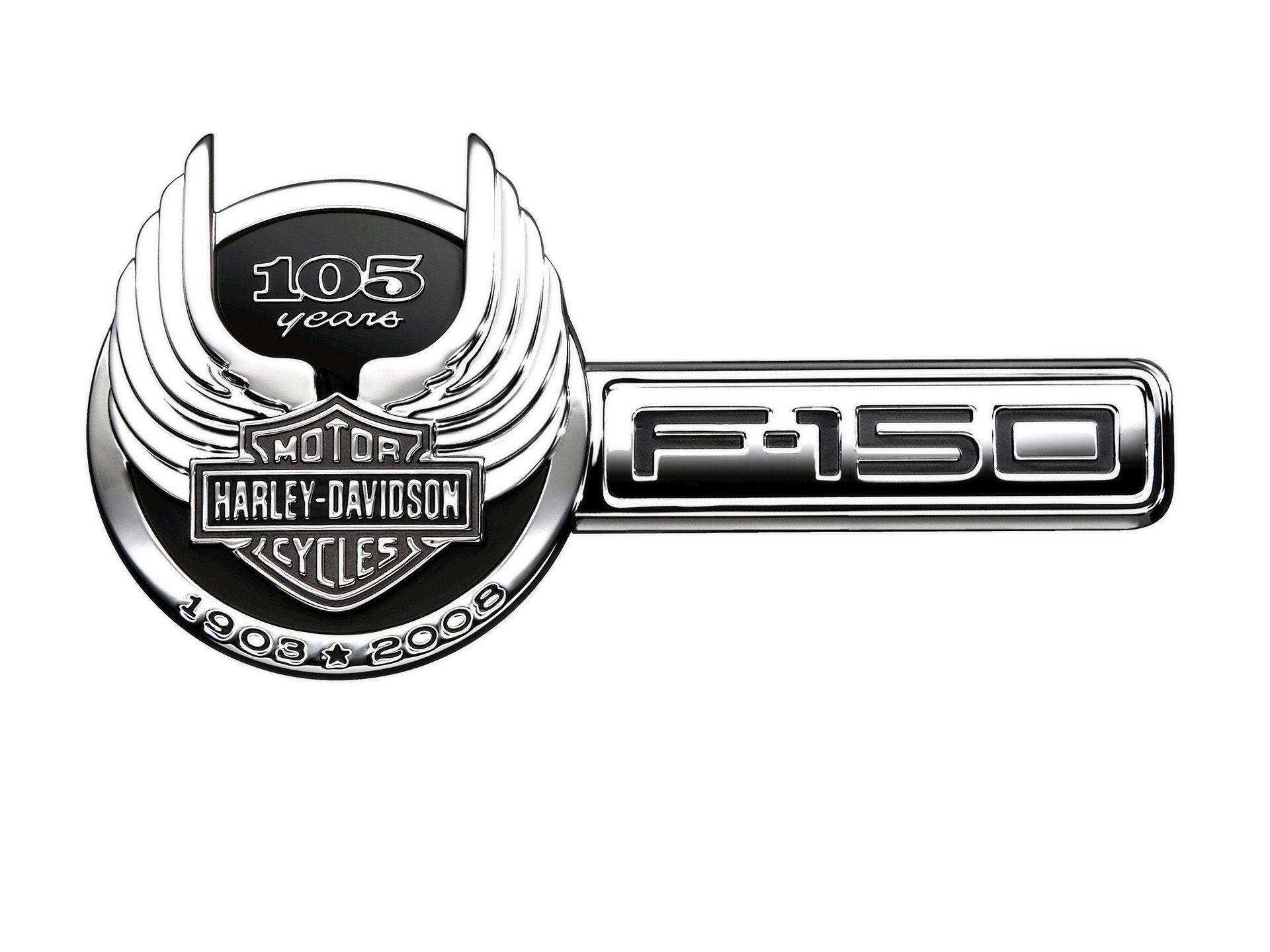 Ford F Logo - 2008 Ford F-150 Harley-Davidson - Emblem - 1920x1440 - Wallpaper