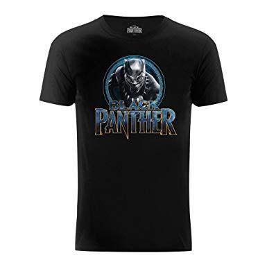 Black Panther Movie Logo - Black Panther Movie Logo Emblem T-Shirt: Amazon.co.uk: Clothing