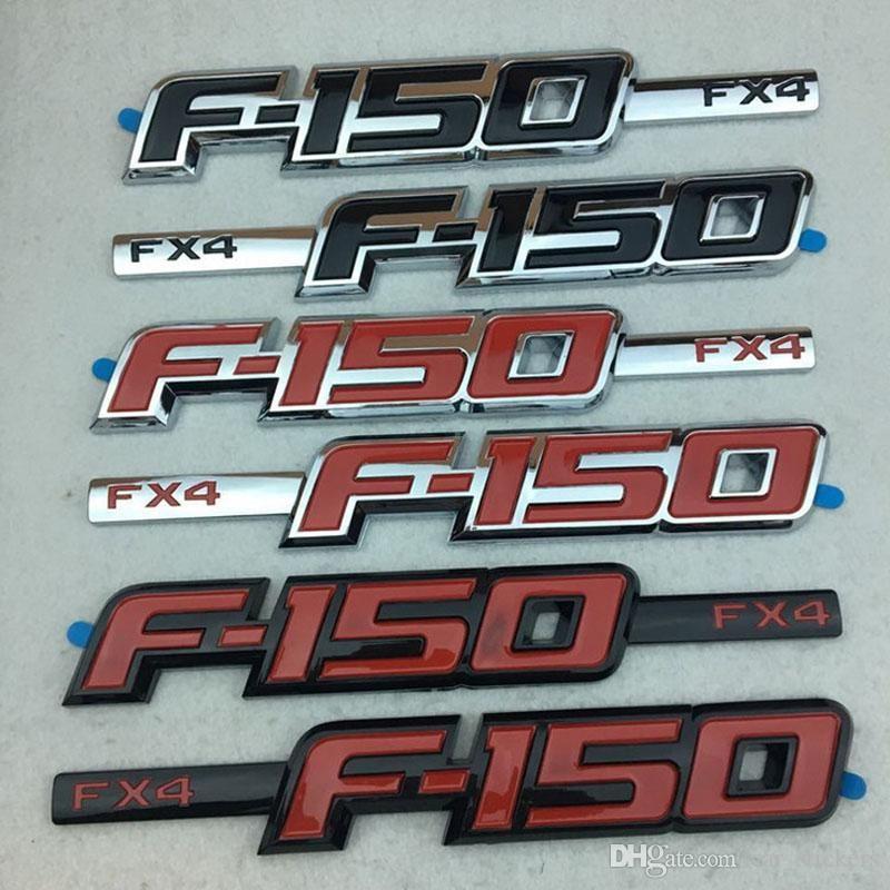 Ford F Logo - New 3D ABS F*4 F150 LOGO Car Sticker Body Side Emblem Decal Badge ...