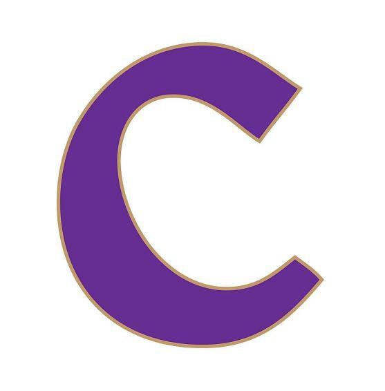 Purple C Logo - Cartersville Baseball on WBHF at 4:10 Today | WBHF