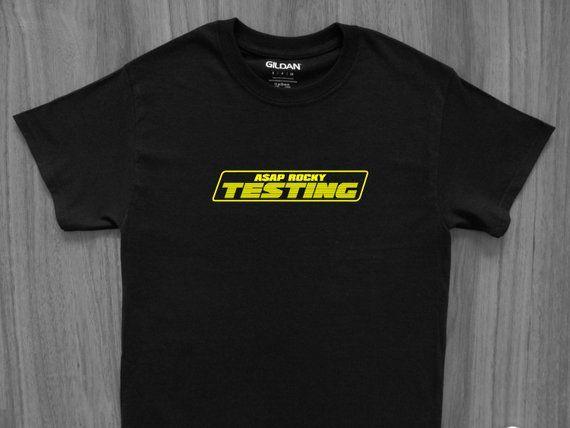 ASAP Rocky Logo - ASAP Rocky Testing Logo T-Shirt AWGE VLONE Supreme Lil Uzi | Etsy