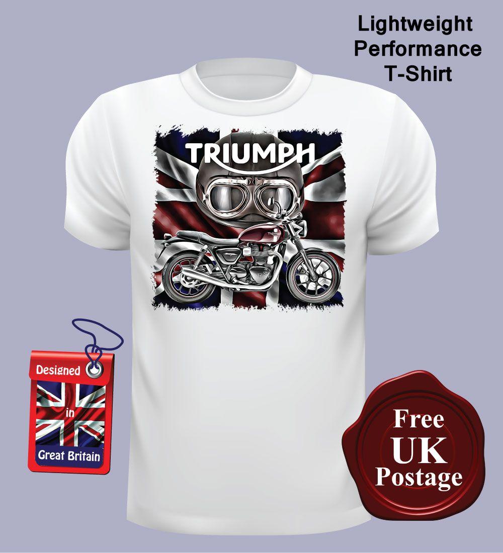 Triumph T-Shirt Logo - Triumph T Shirts, Men's t shirt, Triumph Street Twin, Union jack T ...