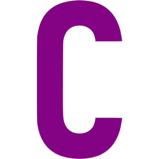 Purple C Logo - Purple letter c icon - Free purple letter icons